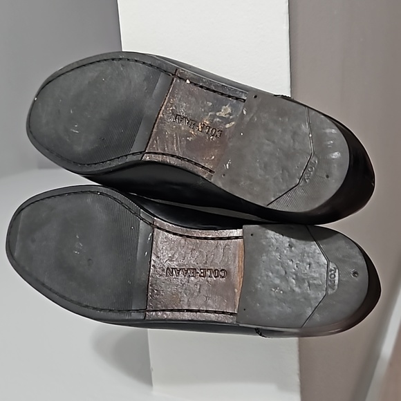 Cole Haan Men's Leather Slip on Penny Loafers Sz. 10N Black Made in USA - Picture 5 of 6